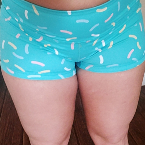 Pants - Feed me fight me donut sprinkle shorts